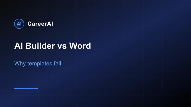 \tAI Builder vs Word