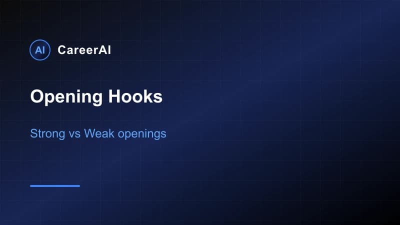 \tOpening Hooks