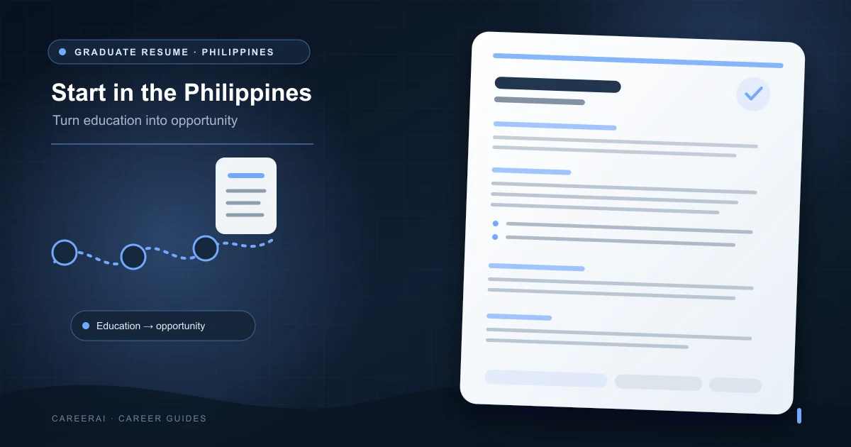 Resume Format for Fresh Graduates in the Philippines (2026)
